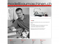 modellbaumaschinen.ch Webseite Vorschau