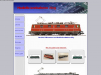 modelleisenbahnenjoerg.ch Webseite Vorschau