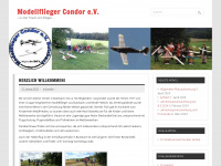 modellflieger-condor.de Webseite Vorschau