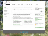 modeschule.ch Webseite Vorschau