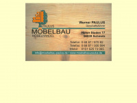 moebelbau-paulus.de Webseite Vorschau