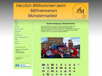 moehnenverein-muenstermaifeld.de Webseite Vorschau
