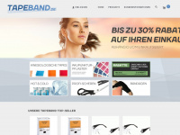 tapeband.de Webseite Vorschau