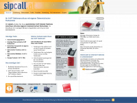 sipcall.at Webseite Vorschau