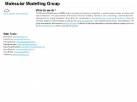 molecular-modelling.ch Webseite Vorschau