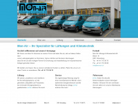 monair.ch Webseite Vorschau