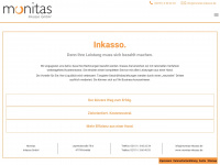 monitas-inkasso.de Webseite Vorschau