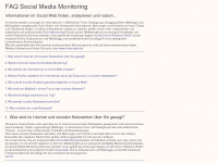monitoring-faq.de Webseite Vorschau