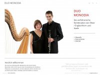 monodia.ch Webseite Vorschau