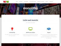 monolitho.de Webseite Vorschau