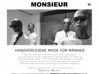 monsieur-moden.de Webseite Vorschau