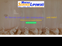 montageservice-lipowski.de Webseite Vorschau