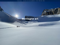 montagne-art.ch Webseite Vorschau