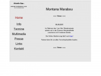 montana-marabou.de Webseite Vorschau