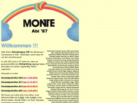 monte87.de Webseite Vorschau