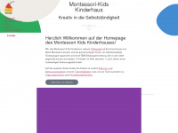 montessori-kids.at Webseite Vorschau