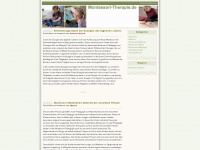 montessori-therapie.de Webseite Vorschau