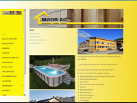 moor-ag.ch Webseite Vorschau