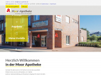 moor-apotheke.de Webseite Vorschau