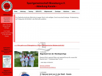 moosburg-karate.de Webseite Vorschau