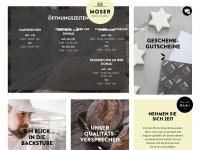 moser-baecker.at Webseite Vorschau
