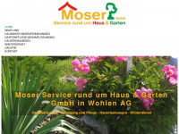 moser-hauswartungen.ch Webseite Vorschau