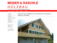 moser-raschle.ch Webseite Vorschau