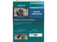 mosetti.ch Webseite Vorschau