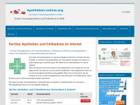 apotheken-online.org Webseite Vorschau