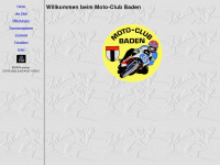 motoclubbaden.ch Webseite Vorschau