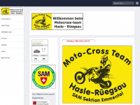 motocross-team.ch Webseite Vorschau
