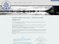motorbootclub-deggendorf.de Webseite Vorschau