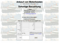 motorboote-ankauf.de Webseite Vorschau
