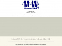 motoren-walk.de Webseite Vorschau