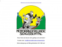 motorradfreunde-schussental.de Webseite Vorschau