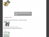 motorradtechnik-schwer.de Webseite Vorschau