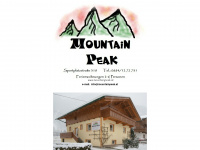 mountainpeak.at Webseite Vorschau