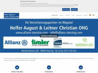 allianz-sterzing.com Webseite Vorschau