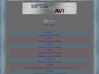 mpeg-vs-avi.de Webseite Vorschau