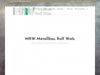 mrw-walz.de Webseite Vorschau