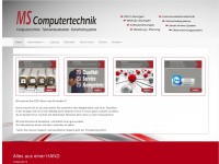 ms-computertechnik.de Webseite Vorschau
