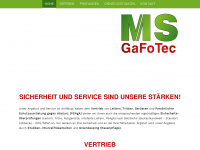 ms-gafotec.de Webseite Vorschau