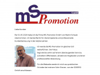 ms-promotion.ch Webseite Vorschau