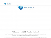 msb-services.de Webseite Vorschau