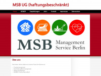 msb-ug.de Webseite Vorschau