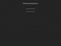 ms-druckmaschinen.de Webseite Vorschau