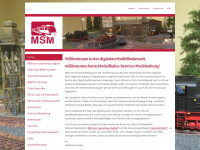 msm-versand.de Webseite Vorschau