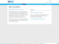 msms.ch Webseite Vorschau