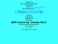 msr.at Webseite Vorschau