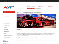 msttransports.ch Webseite Vorschau